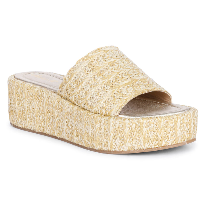 Saint  Betta natural wedge heels