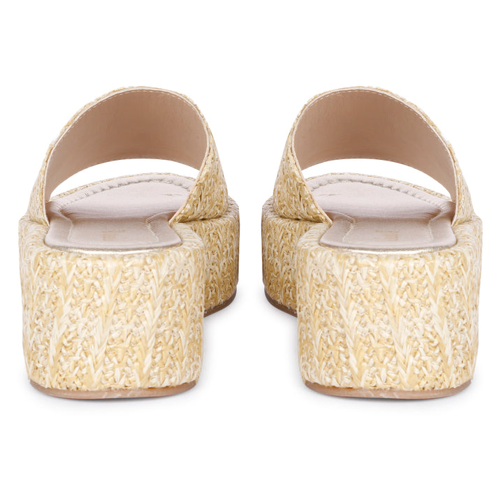 Saint  Betta natural wedge heels