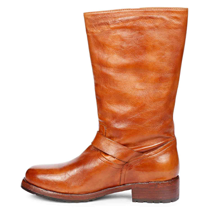 Saint Frankie Cuoio Leather Washed Calf Boots