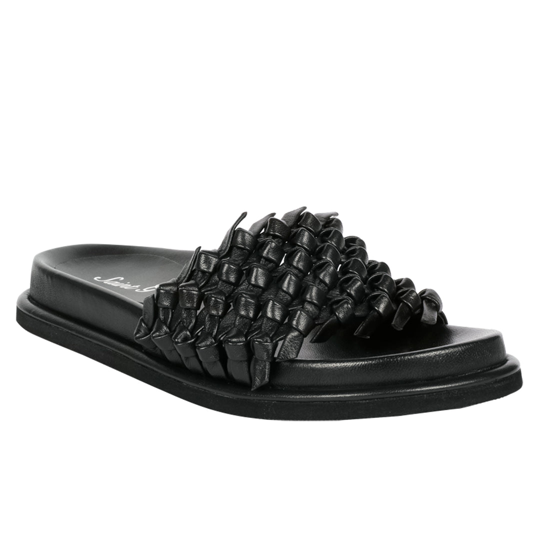 Saint  Caterina black flat sandal