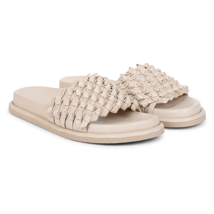 Saint  Caterina beige flat sandal