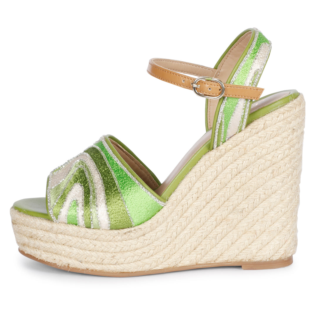 Saint Marcilia Multi Green Wedges