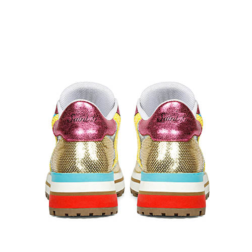 Saint Edana Multi Color Leather Sneakers