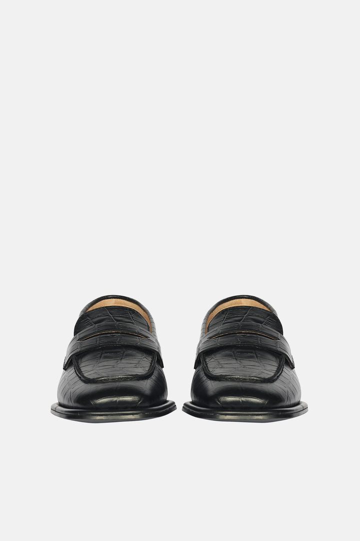 Carla Croco - Heel Loafers