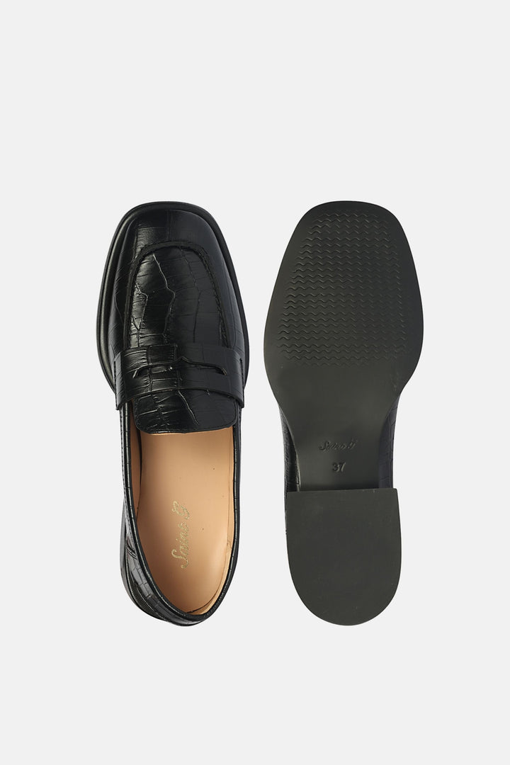 Carla Croco - Heel Loafers
