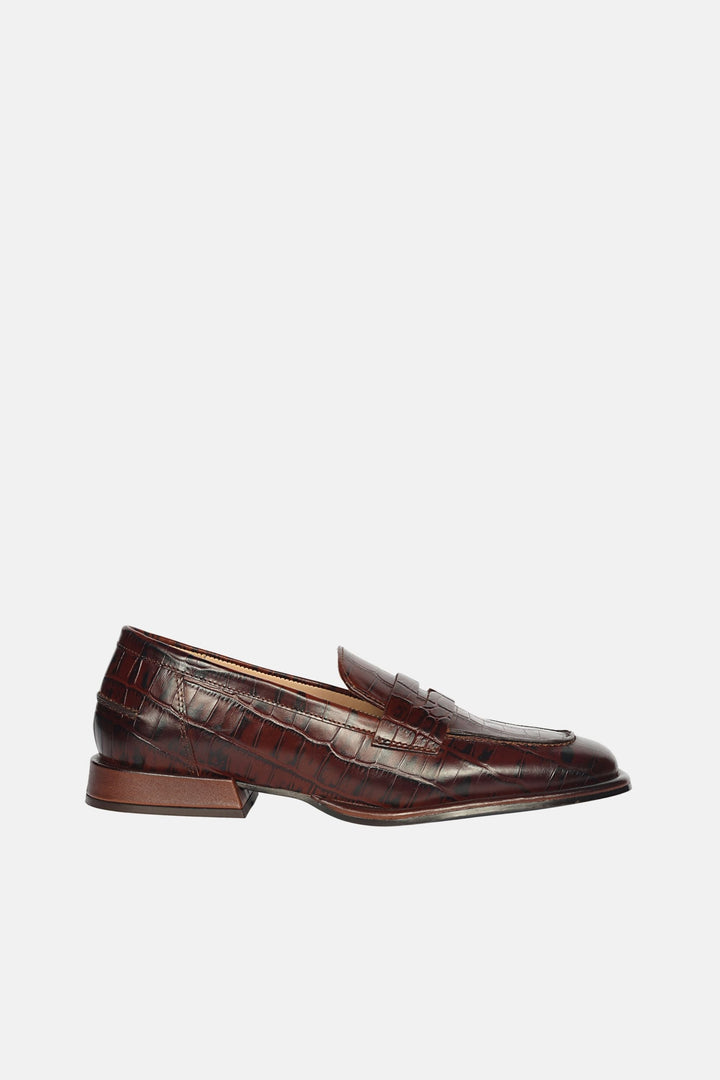 Carla Croco - Heel Loafers