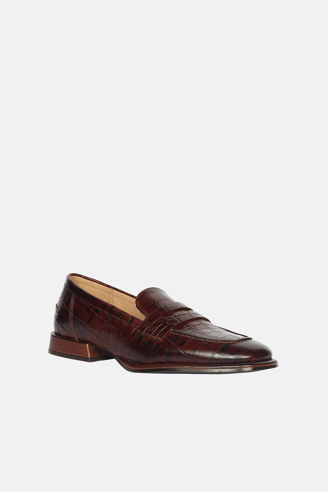 Carla Croco - Heel Loafers