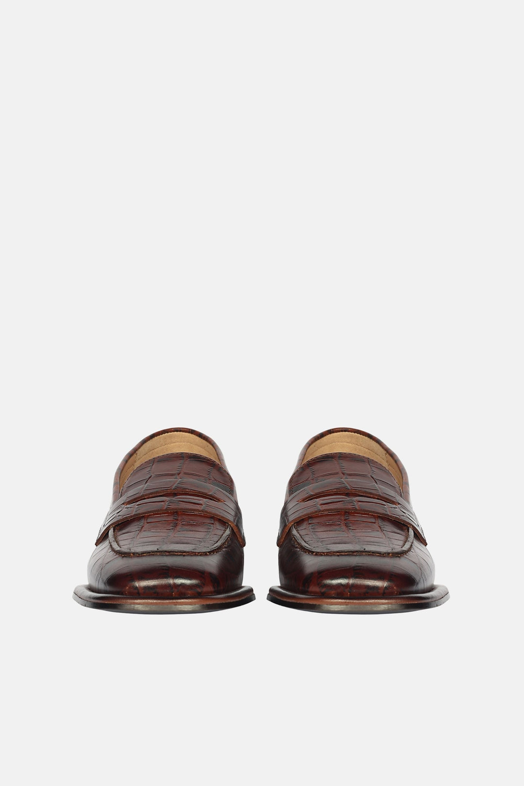 Carla Croco - Heel Loafers