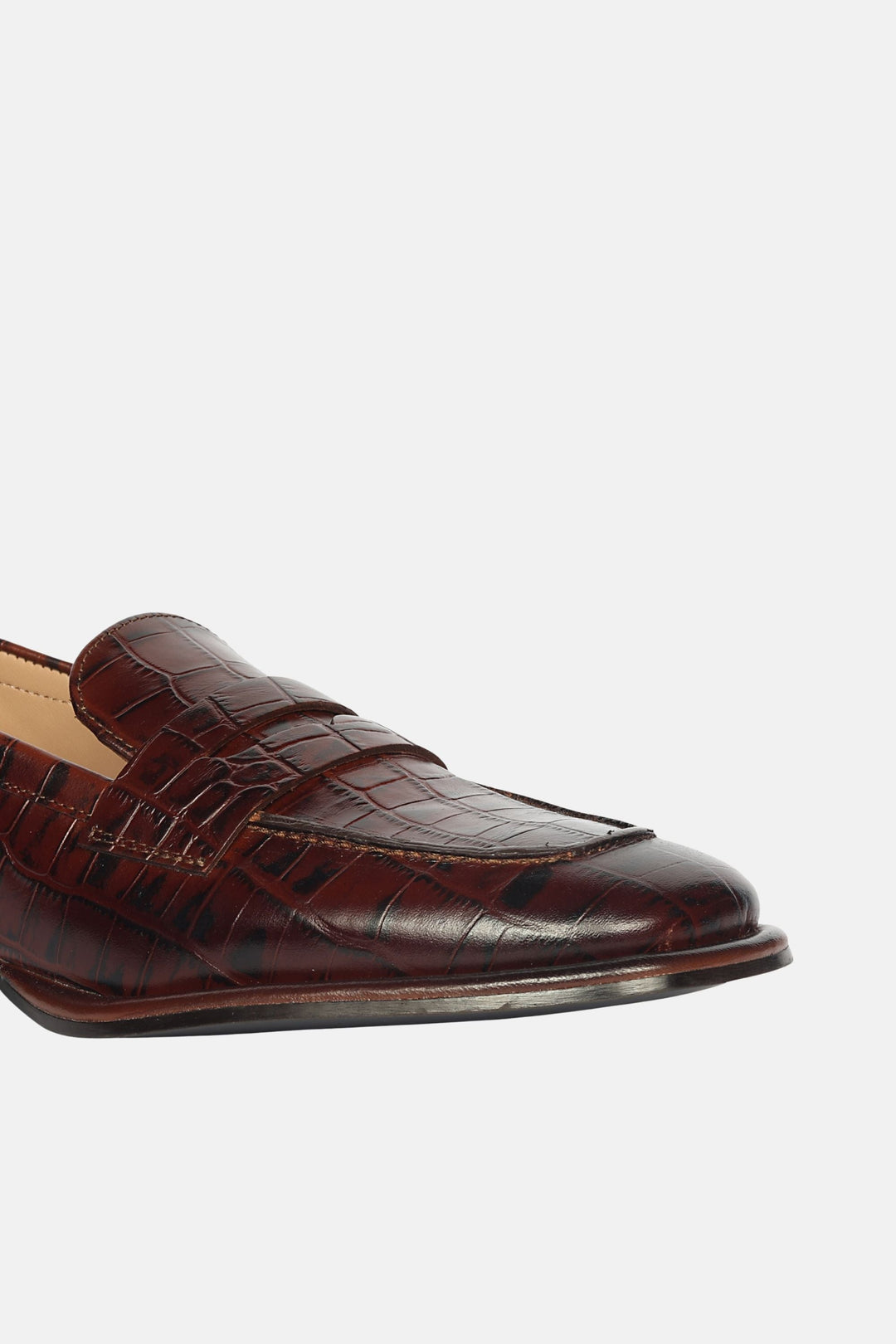 Carla Croco - Heel Loafers