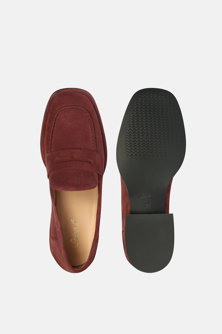 Carla Suede - Heel Loafers