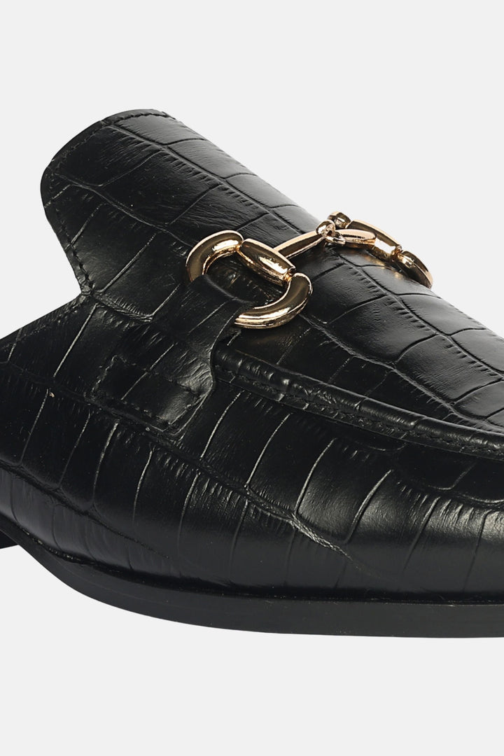 Savannah Croco - Heeled Mule