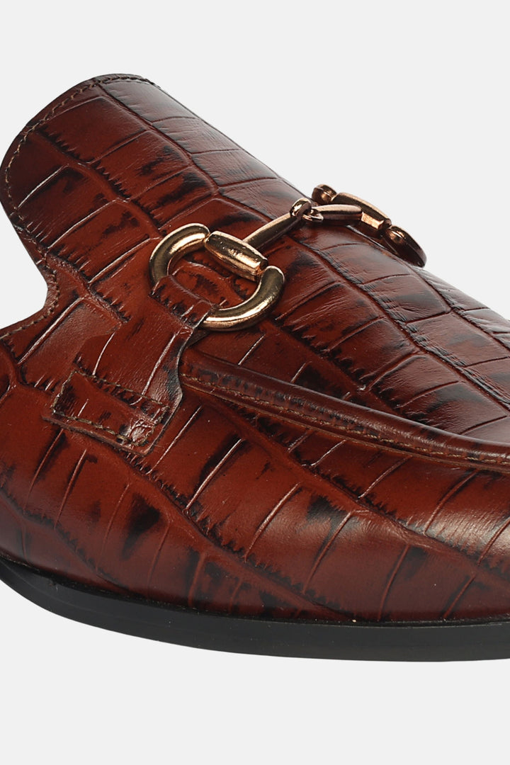 Savannah Croco - Heeled Mule