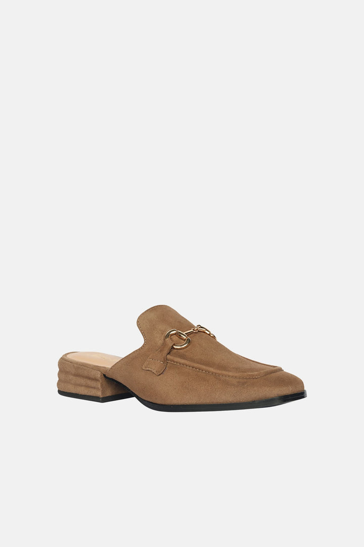 Savannah Suede - Heeled Mule