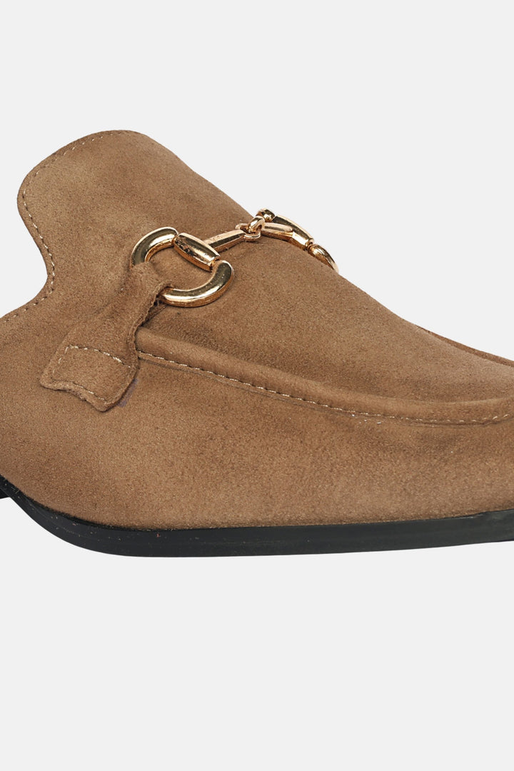 Savannah Suede - Heeled Mule