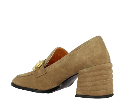 Saint Vera Taupe Leather Handcrafted Shoes