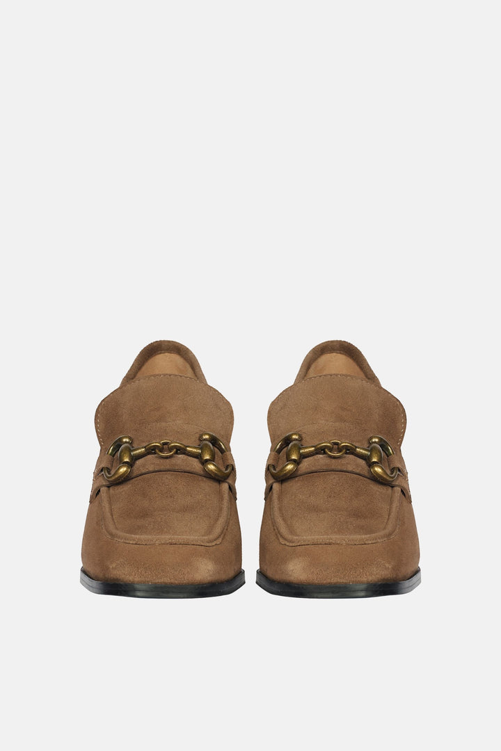 Vera Suede - Heeled Loafers