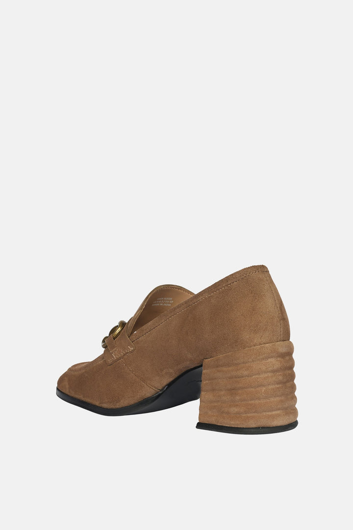 Vera Suede - Heeled Loafers