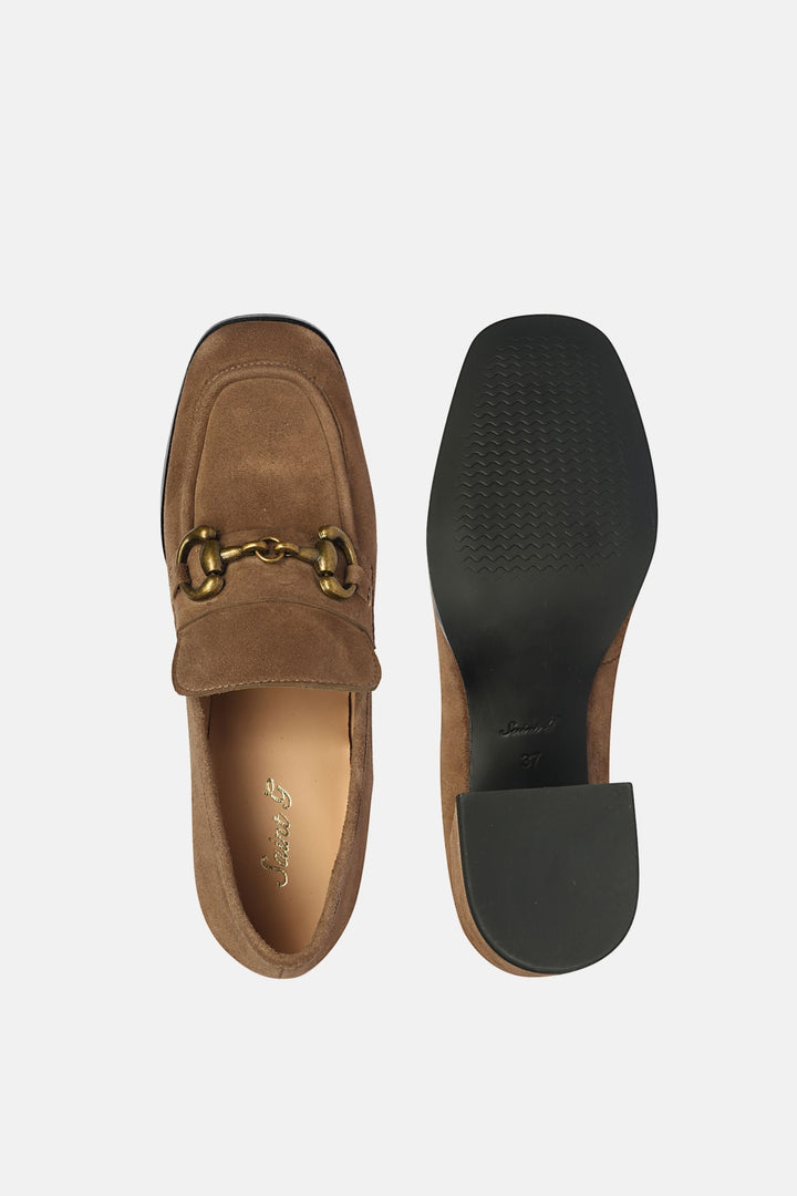 Vera Suede - Heeled Loafers