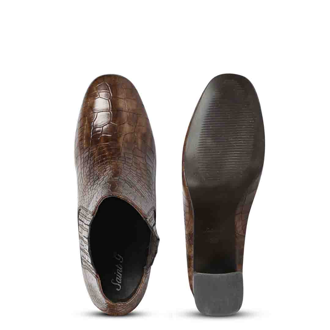 Saint Allkind brown heeled ankle boots