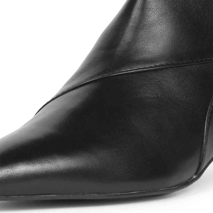 Saint Sharron Black Pointed Toe Ankle Boot