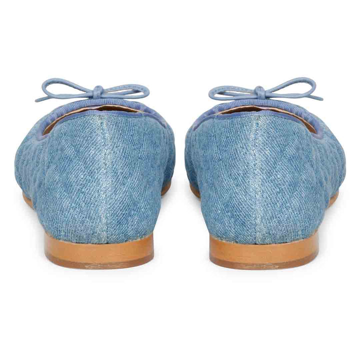 Saint Zinnia Denim Handcrafted Leather Ballerina