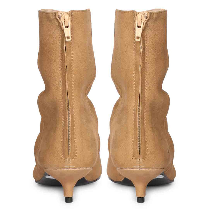 Saint Florino Beige Handcrafted Ankle Boot