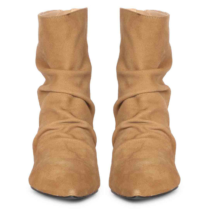 Saint Florino Beige Handcrafted Ankle Boot