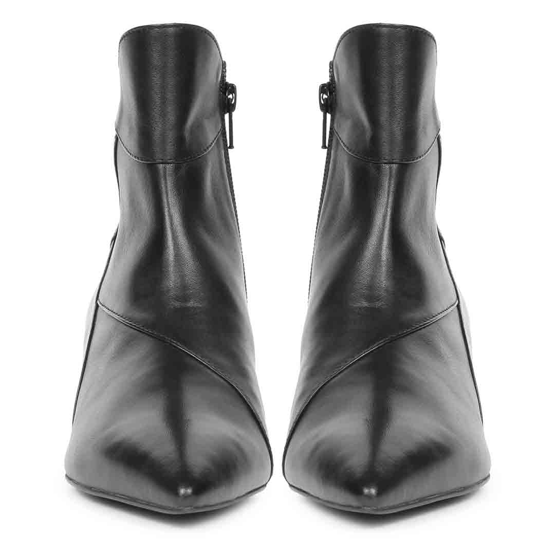 Saint Sharron Black Pointed Toe Ankle Boot