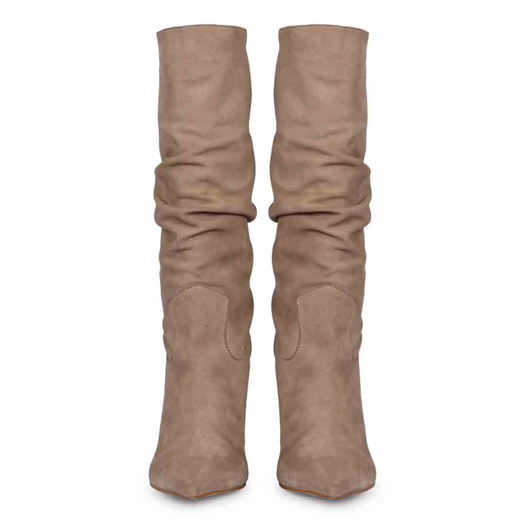 Saint Nameen Taupe Handcrafted Calf Boot