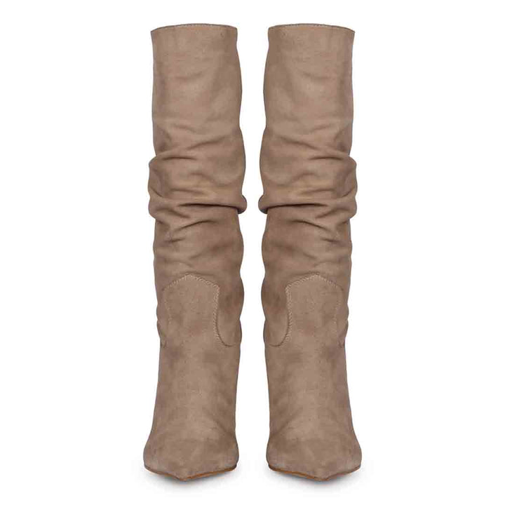 Saint Nameen Taupe Handcrafted Calf Boot