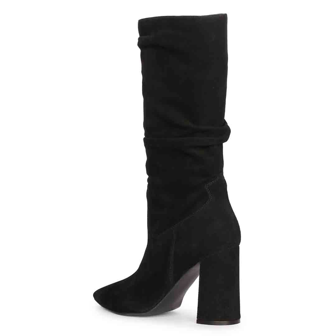 Saint Nameen Black Handcrafted Calf Boots