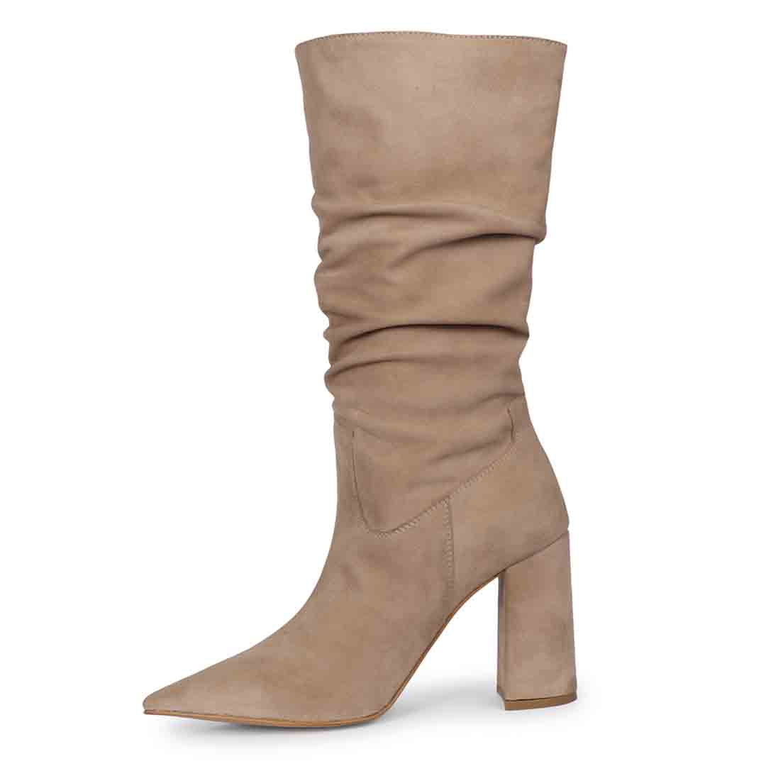 Saint Nameen Taupe Handcrafted Calf Boot