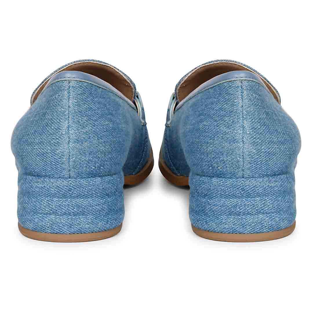 Saint Jacqueline Denim Handcrafted Shoes