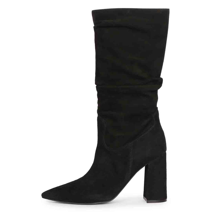 Saint Nameen Black Handcrafted Calf Boots