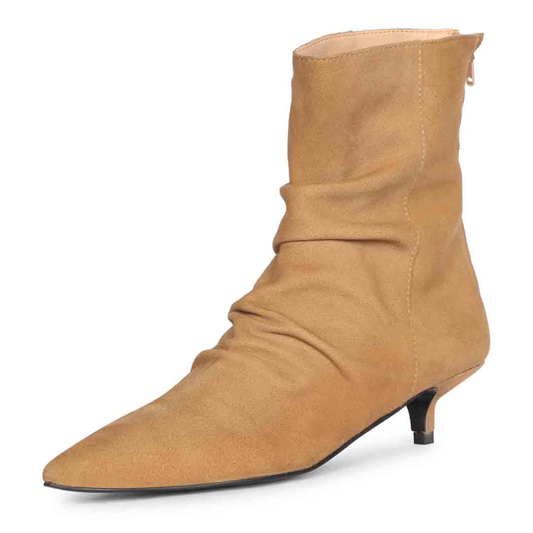 Saint Florino Beige Handcrafted Ankle Boot