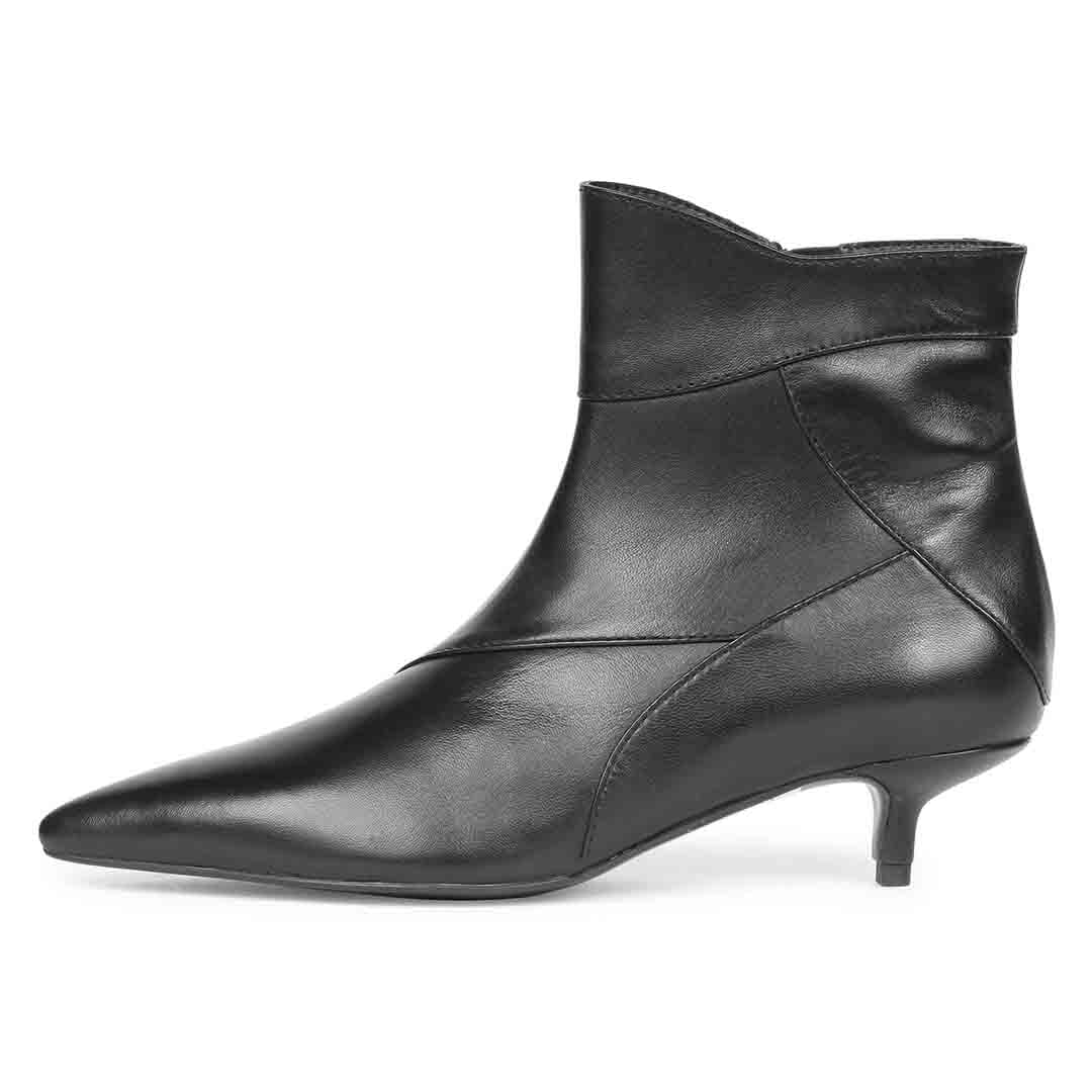 Saint Sharron Black Pointed Toe Ankle Boot