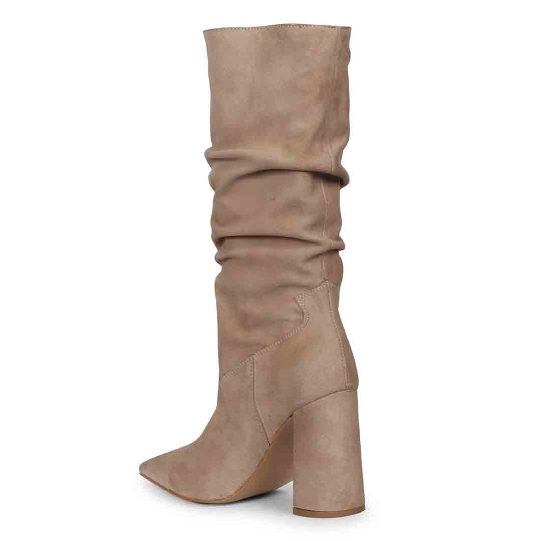 Saint Nameen Taupe Handcrafted Calf Boot