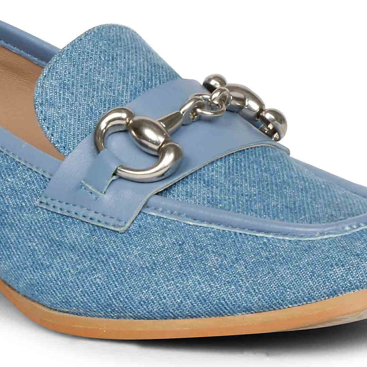 Saint Jacqueline Denim Handcrafted Shoes