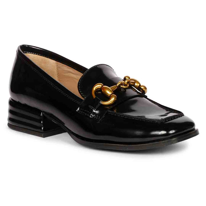 Saint Cosmos Black Handcrafted Leather Shoes