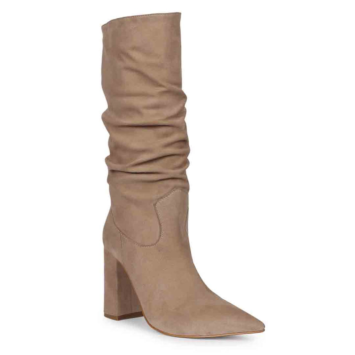 Saint Nameen Taupe Handcrafted Calf Boot