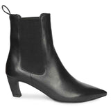 Saint Odalys Black Leather Chelsea Boots