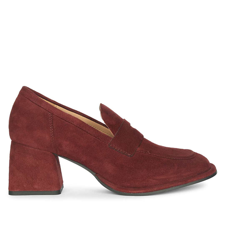 Viviana Suede - Heel Loafers