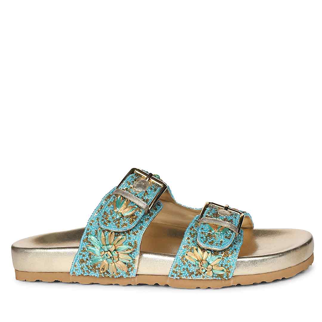Saint Elliot Tarquic Leather Platform Sandals
