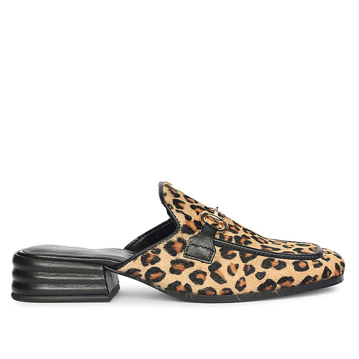 Savannah Calf - Heeled Mule