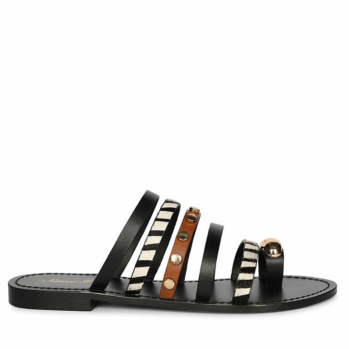 Saint Multi Leather Flat