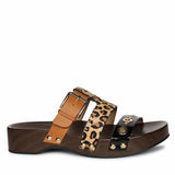 Saint Avely Embellished Black Leather Platform Sandals