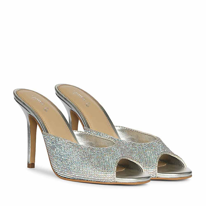 Saint Estrella Multi Crystal Stiletto Heels
