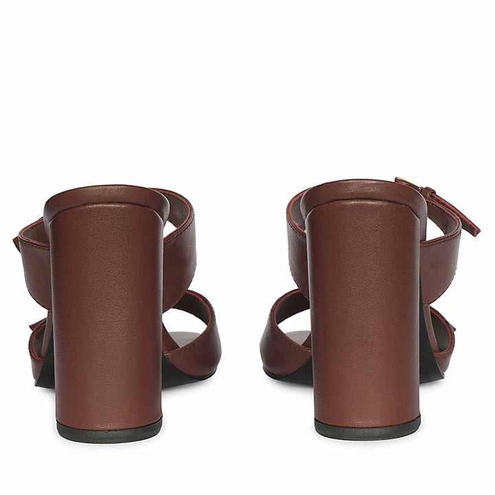 Saint Mallory Buckle Port Royale Leather Heels