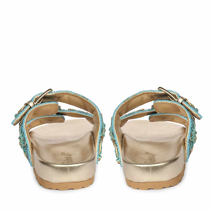 Saint Elliot Tarquic Leather Platform Sandals