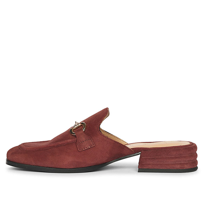 Savannah Suede - Heeled Mule